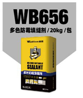 WB656多色防霉填缝剂/20kg /包